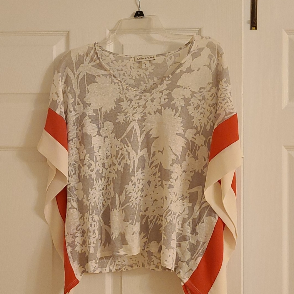 Linen Bat Wing Top